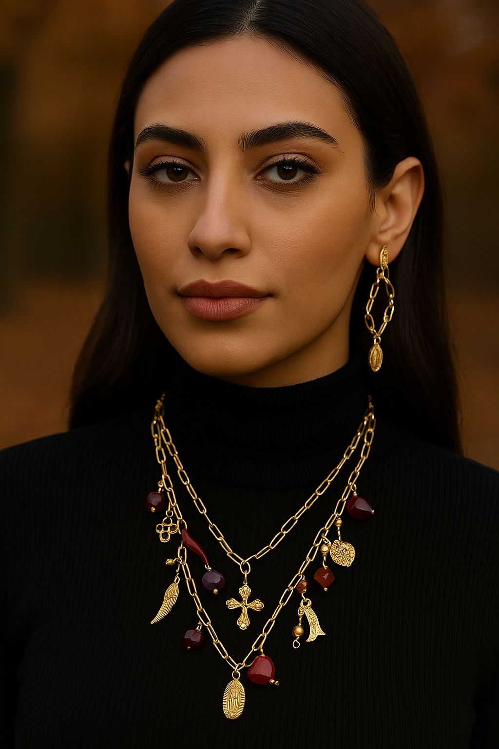 Divine Charms Layered Necklace