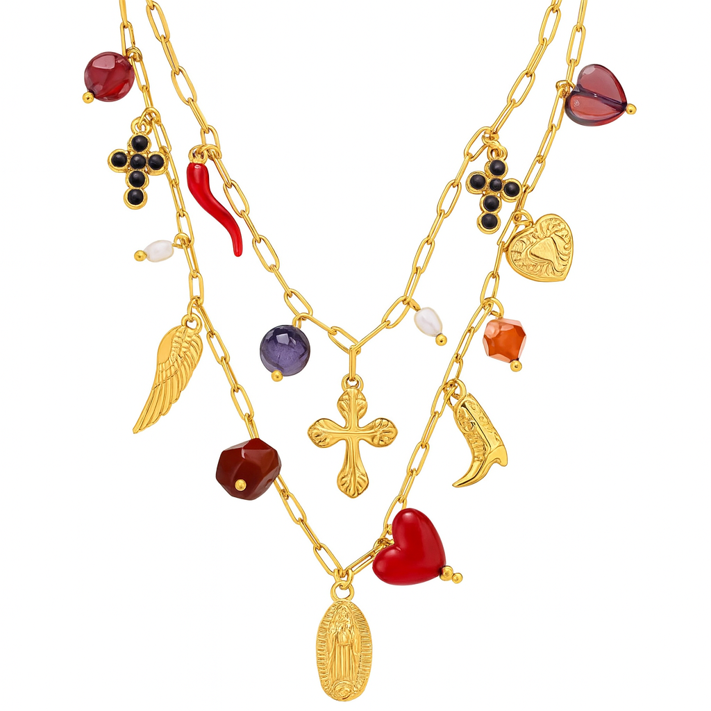Divine Charms Layered Necklace