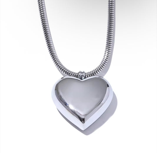 Golden Icon Heart Necklace
