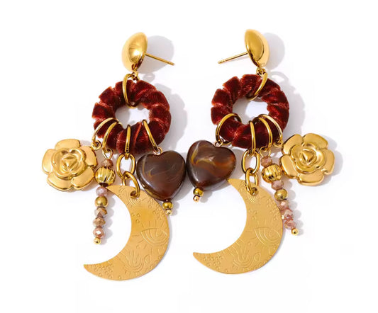 Velvet Moon Earrings