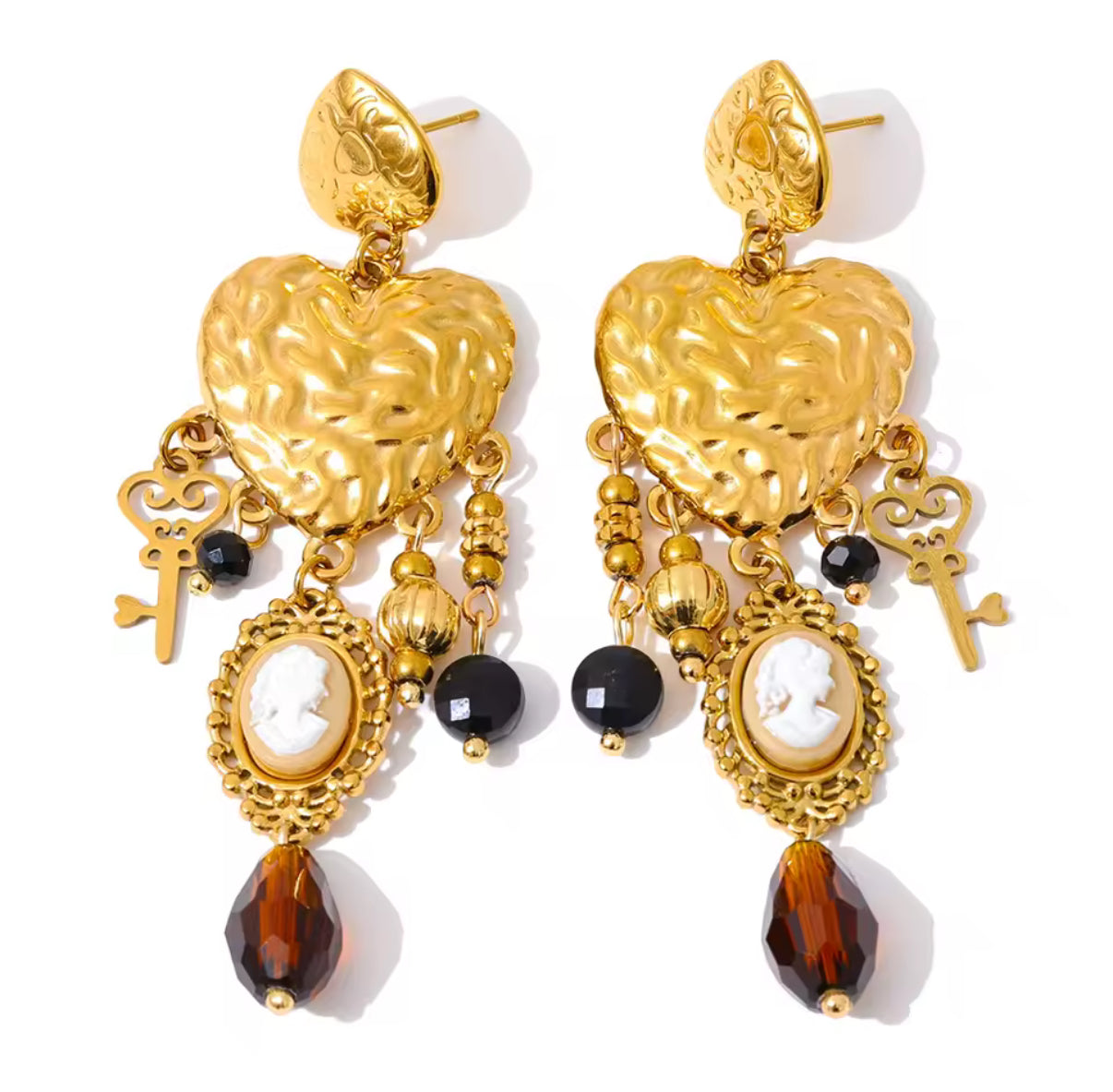 Golden Secrets Earrings