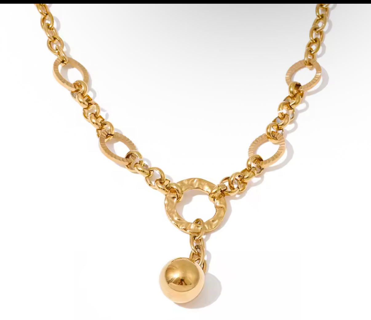 Golden Orbit Necklace