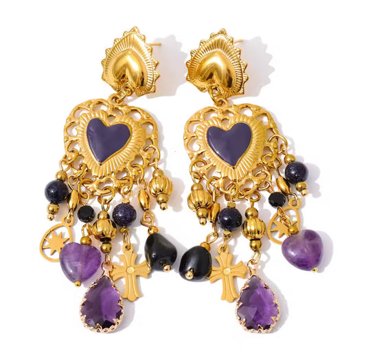 Mystic Hearts Earrings
