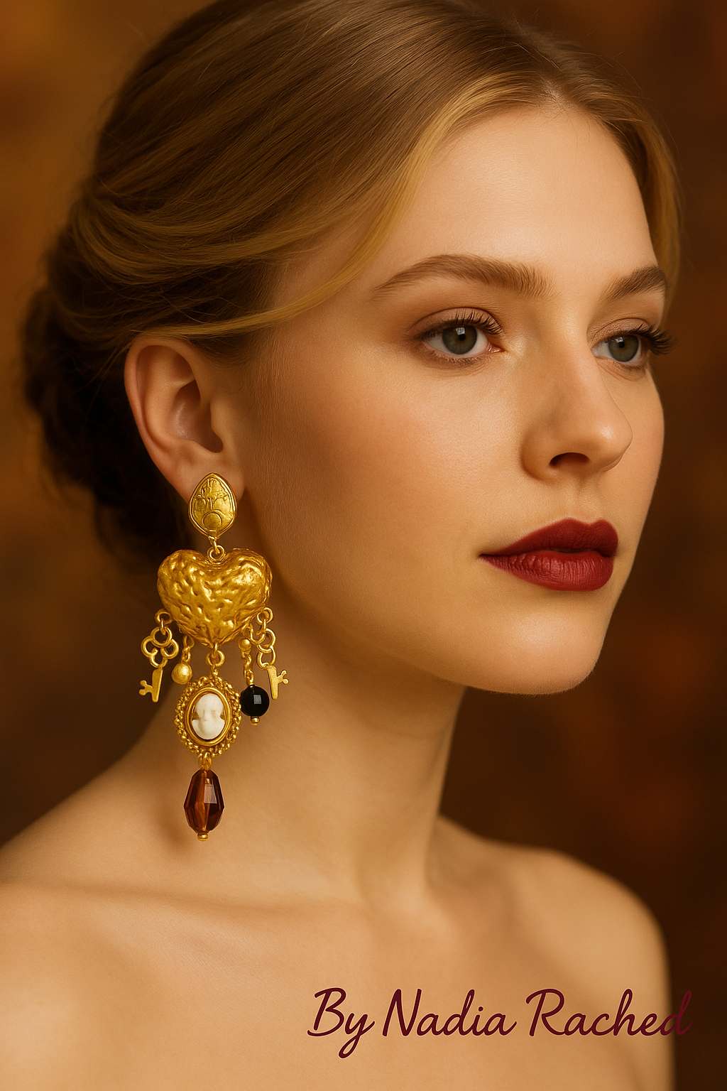 Golden Secrets Earrings