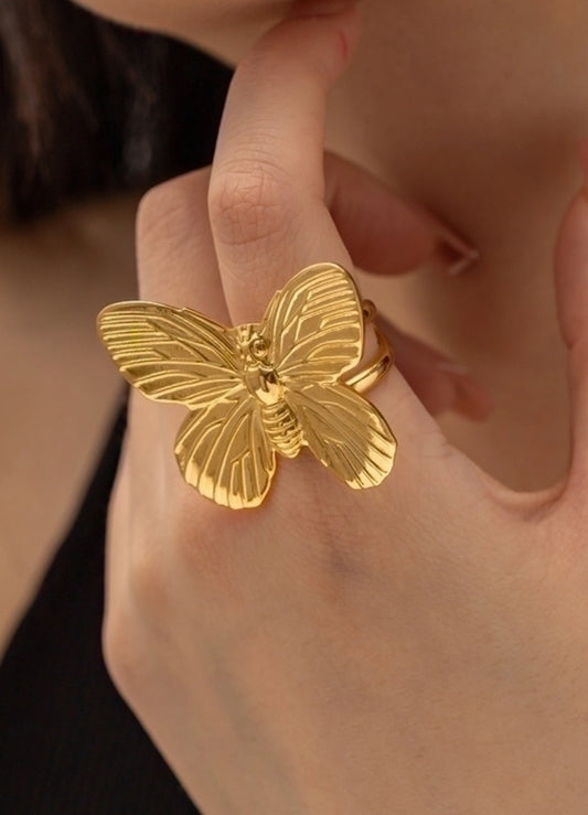 Claire Butterfly Adjustable Ring